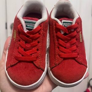 PUMA toddler Red Sneakers